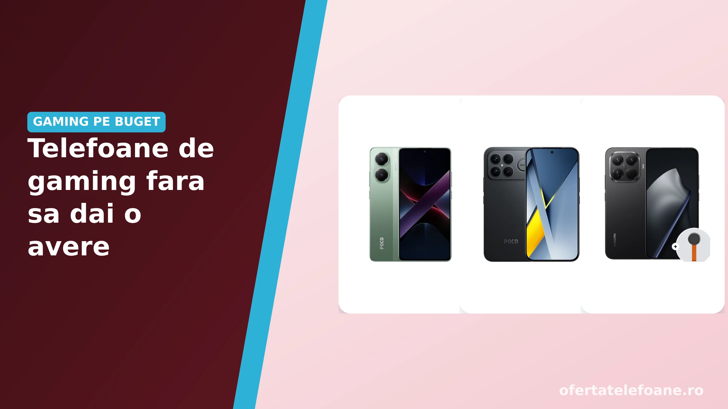 Poco X7 Pro, Poco F8 Ultra si Xiaomi 15T Pro, trei telefoane bune de gaming
